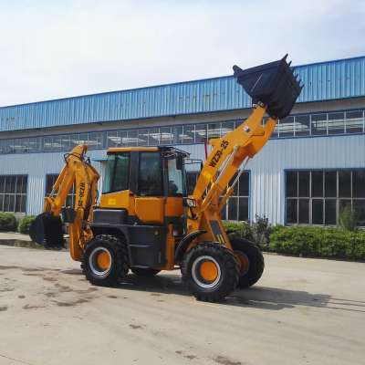 2017 compact wheel loader ,China mini tractor loader and backhoe excavator price