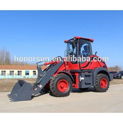 Italian style Mini loader 1ton wheel loader parts Small Construction Machinery in Waimaotong china